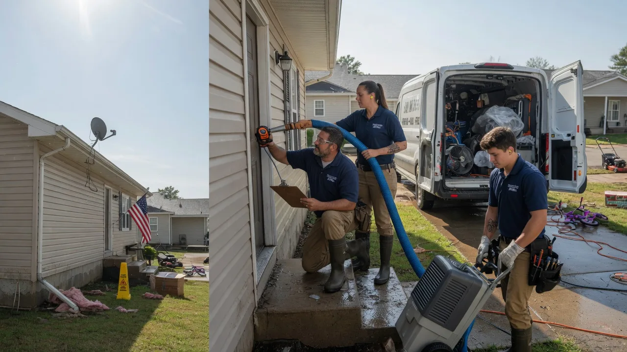Ceiling Water Damage Restoration in Success, AR near me
