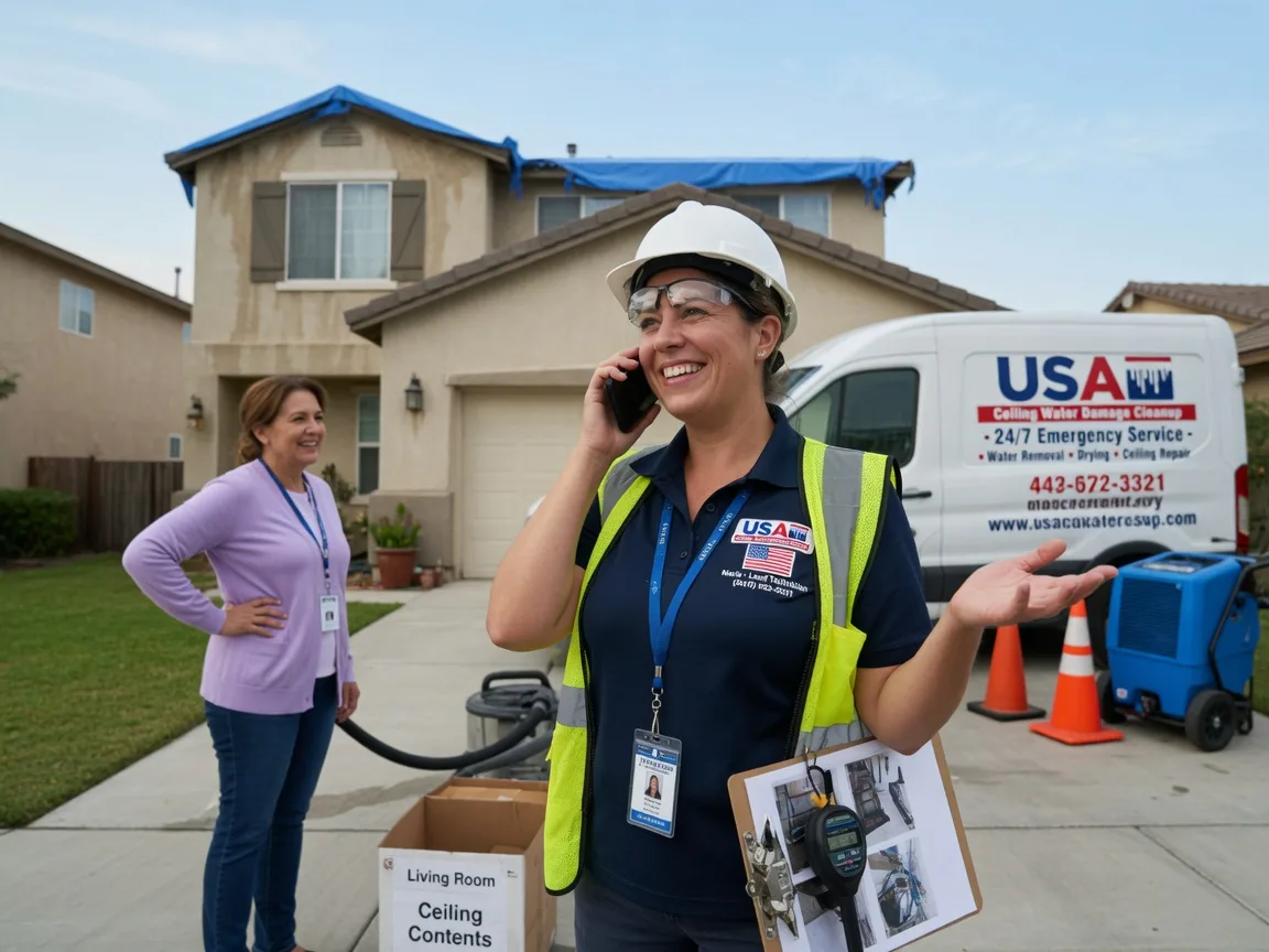 Ceiling Water Damage Restoration Success, AR FAQs